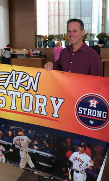 Cheering fans greet World Series champion Houston Astros